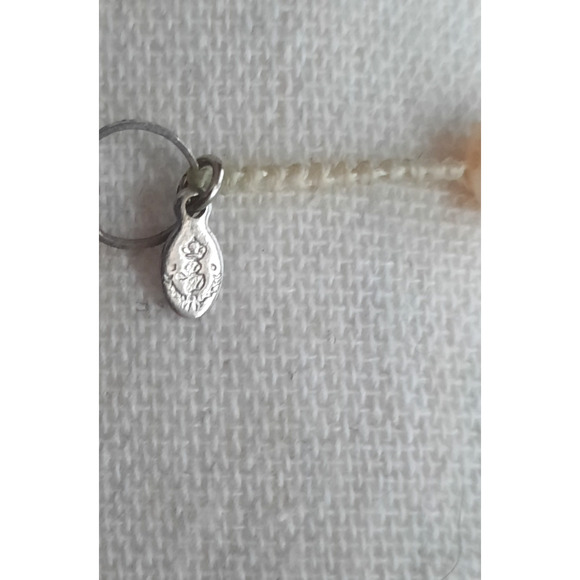 PREMIER DESIGN Genuine Pearls Yellow Shell Brown Station 32" Necklace Retired - Picture 3 of 5